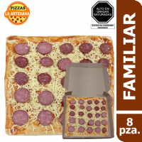 PIZZA BOX FAMILIAR SALAME